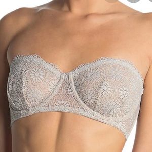 NWT Free People 32DD Starla Underwire Bra Skies